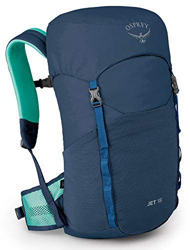 - Osprey Europe Jet | Youth Hiking Pack | Wave Blue -