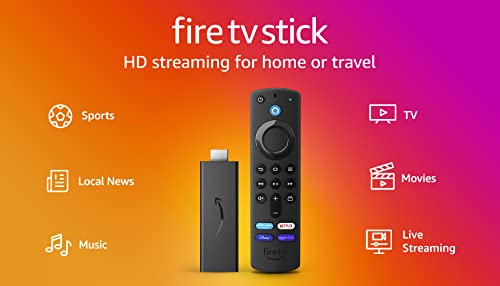 Amazon Fire TV Stick, Alexa Voice Remote, TV controls and access to hundreds of thousands of films and TV episodes