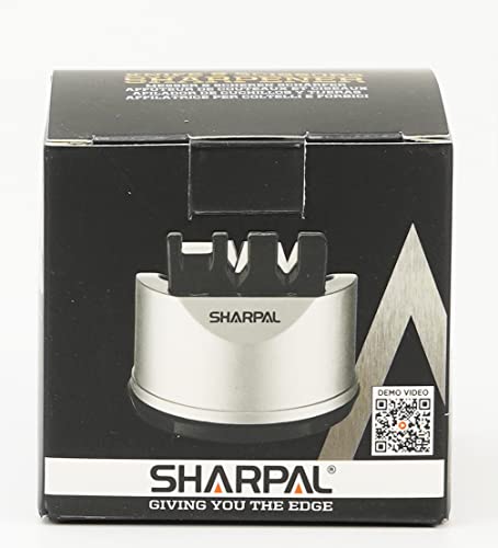 - SHARPAL 191H Kitchen Chef Knife and Scissors Sharpener | Straight and Serrated Knives -