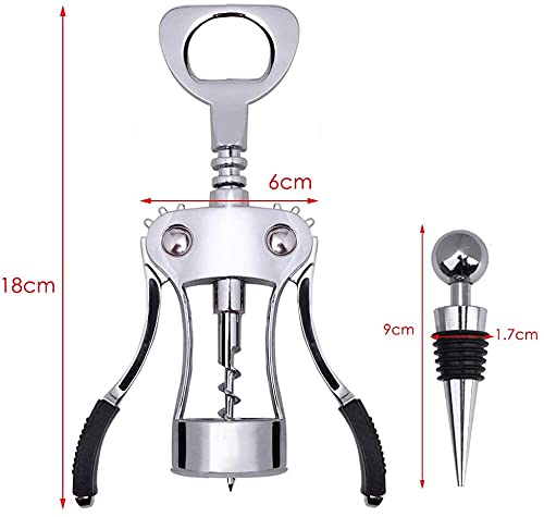 - Wing Corkscrew Stainless Steel Wine Opener.