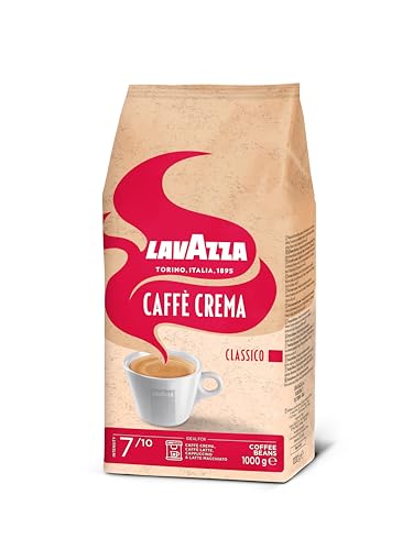 - Lavazza Caffè Crema Classico | Coffee Beans | Arabica and Robusta | Medium Roasting | 1 Kg -