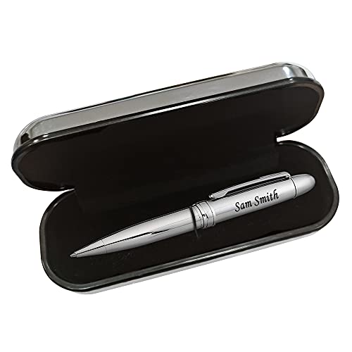 - Paul Clover Personalised Engraved Pen | Engraved Classy Chrome Case -