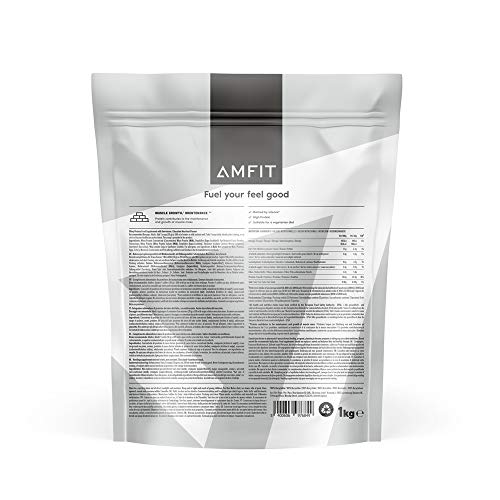 Amazon Brand - Amfit Nutrition Whey Protein Powder, Chocolate Hazelnut Flavour, 33 Servings, 1 kg (Pack of 1)