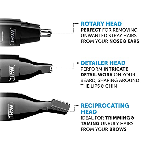 - WAHL 3 in 1 Personal Trimmer, Nose Hair Eyebrow