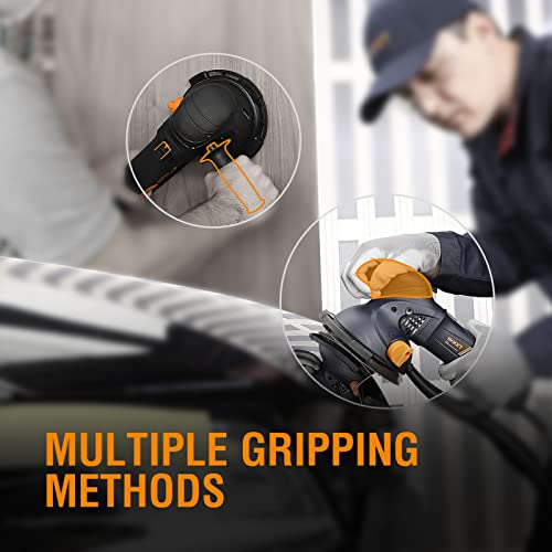- MAXXT Orbital Sander 150mm(6 inch) | Electric Sander 5.0mm | 6 Variable Speed Palm Sander 4500-6200 RPM -