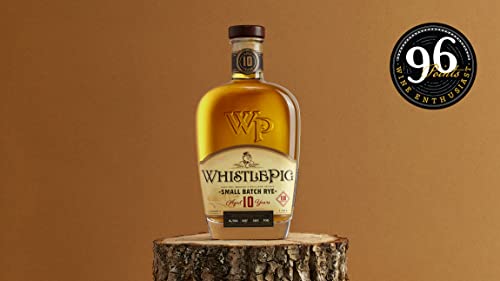 - WhistlePig 10 Years Old Rye Whiskey, Gift Box, 70cl