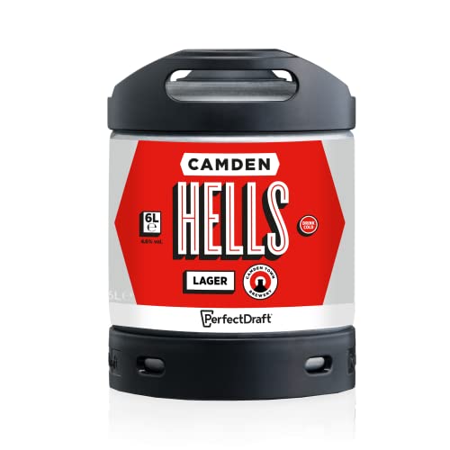 - PerfectDraft Camden Hells Beer Keg for PerfectDraft Machine, 6 Litre -