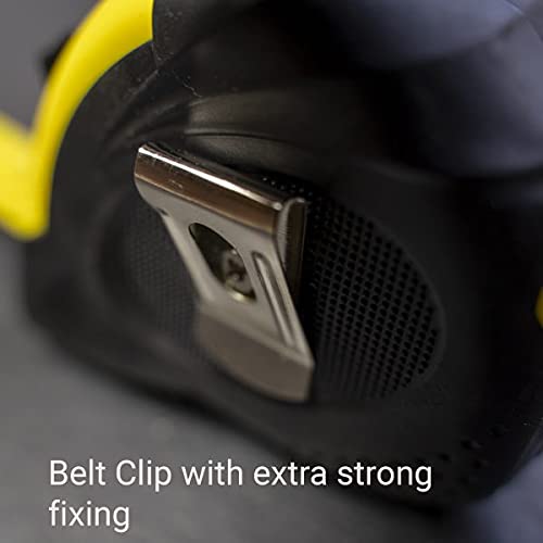- Rolson 50535 | 5 m x 19 mm | Tape Measure | Yellow & Black -