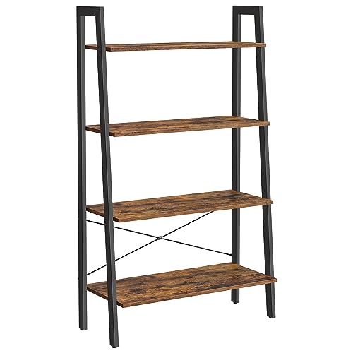 - VASAGLE Ladder Shelf, 4-Tier Bookshelf -