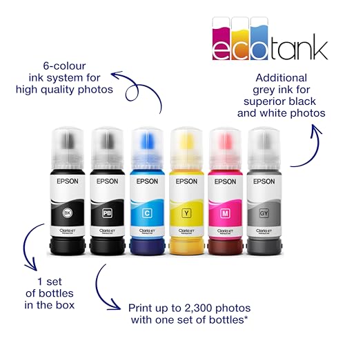 - Epson EcoTank ET-8500 A4 Wi-Fi Ink Tank Photo Printer -