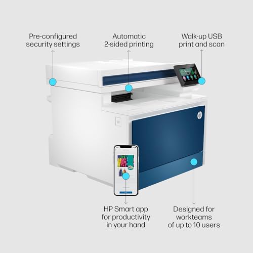 - HP Laserjet Pro MFP 4302dw Laser Printer | Colour | Printer for Small Medium Business | Wireless -