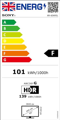 - Sony BRAVIA XR | XR-65A95L | 65 Inch | QD-OLED | Smart TV | 4K HDR | Google TV | ECO PACK | BRAVIA CORE | Perfect for PlayStation5, Seamless Edge Design, 5 Year Warranty