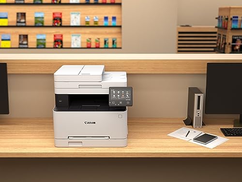 Canon i-SENSYS MF651Cw 3-in-1 Colour Laser Printer - Wireless, Wi-Fi, PC Connected & Network | A4 Print, Copy, Scan | 18ppm, Secure & Sustainable | Compatible w/Mac, Windows, Linux