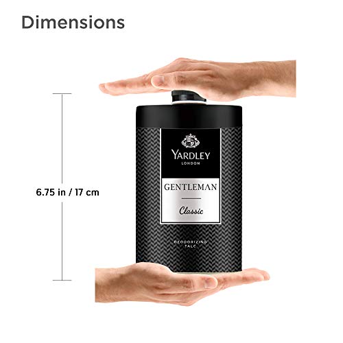- Yardley London Gentleman Deodorizing Talc Talcum Powder For Men 100Gm