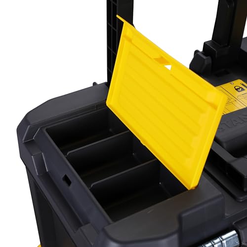 - STANLEY Essential Rolling Workshop Toolbox | 3 Tier | Stackable Units | STST1-80151 -