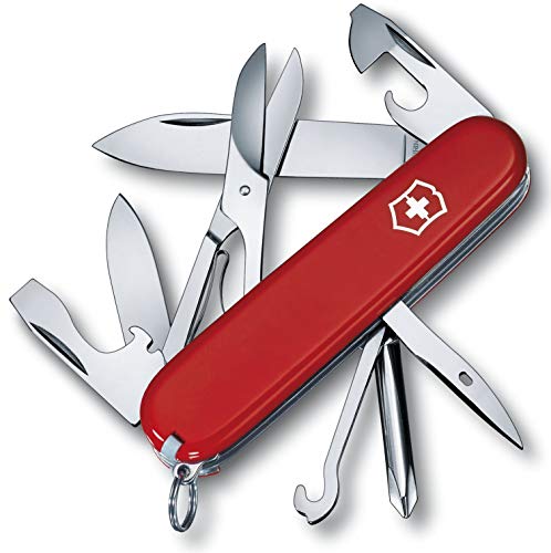 - Victorinox Super Tinker, Swiss Army Knife, Medium, Multi Tool, 14 Functions -
