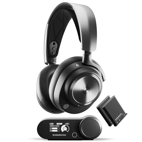 - SteelSeries | Arctis Nova Pro Wireless Multi-System Gaming Headset |  Active Noise Cancellation | ClearCast Gen 2 Mic - PC, PS5, PS4, Switch, Mobile -