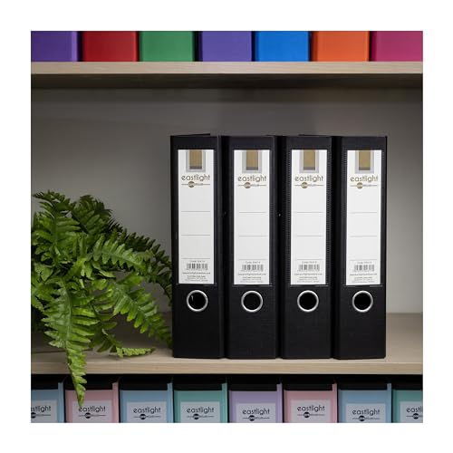 - Eastlight A4 Extra Strong Black Lever Arch Files -