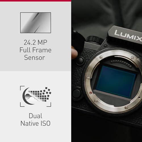 - Panasonic LUMIX S5II Full Frame Mirrorless Camera Kit with New Phase Hybrid AF -