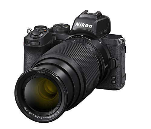 - Nikon Z50 + Z DX 16-50mm + Z DX 50-250mm Mirrorless Camera Kit -