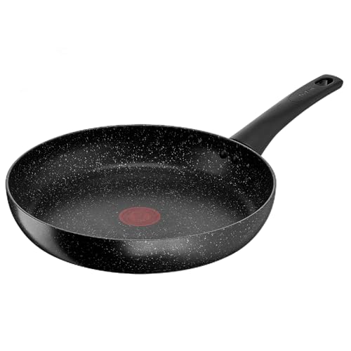 - Tefal | Stone Strength Aluminium Non Stick 28cm Frying Pan | Reinforced with Titanium Particles | Induction Compatible -