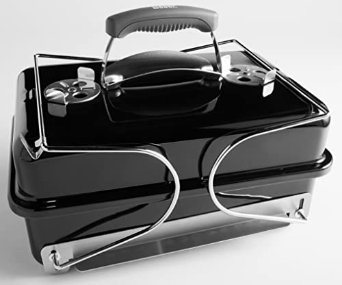 - Weber Go-Anywhere Barbeque Grill | Portable Grill | Table Top Camping Barbeque with Lid |