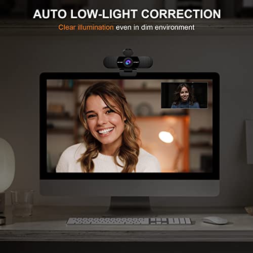- EMEET 1080P Webcam with Microphone | C960 Web Camera | 2 Mics Streaming Webcam with Privacy Cover | 90°View Computer Camera -