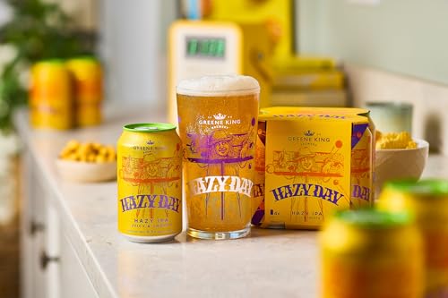 - Greene King Brewery Hazy Day IPA 4.3% craft beer cans | Case of 24 (6x4) x 330ml craft beer cans -