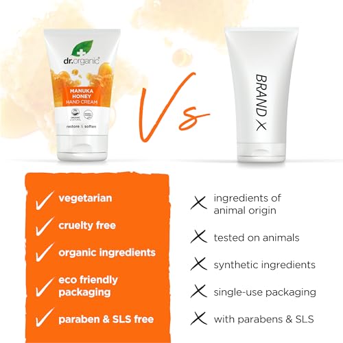 - Dr Organic Manuka Honey Hand Cream -