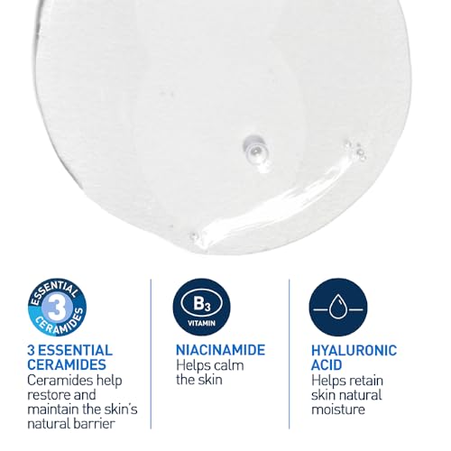 CeraVe Foaming Cleanser for Normal to Oily Skin 236ml with Niacinamide and 3 Essential Ceramides