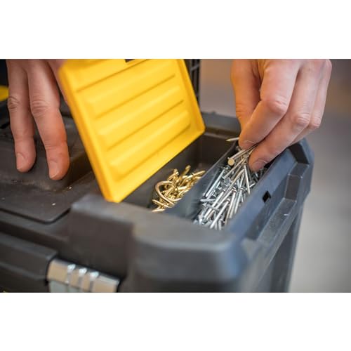 - STANLEY Essential Rolling Workshop Toolbox | 3 Tier | Stackable Units | STST1-80151 -