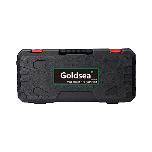 - Mini Chainsaw Brushless | Goldsea 6-Inch Electric Cordless Chainsaw | 2 x 4000mAh Batteries -