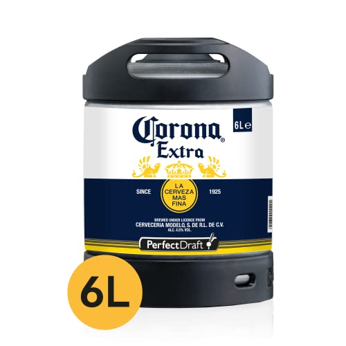 - PerfectDraft Corona Extra Lager Beer keg for Philips Machine | 6 L -