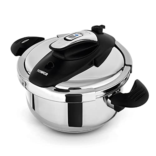 - Tower T920003 One-Touch Ultima | Pressure Cooker | Detachable 60-Minute Time -