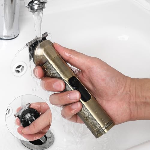 - Hatteker Beard Trimmer Kit | Professional Hair Clipper | Zero Gapped T-Blade Trimmer Electric Razor -