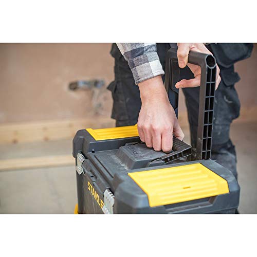 - STANLEY Essential Rolling Workshop Toolbox | 3 Tier | Stackable Units | STST1-80151 -