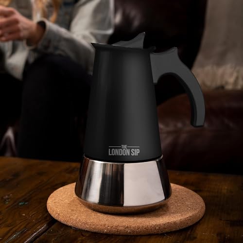- The London Sip Moka Pot | Stovetop Coffee Maker | Italian Style Espresso Maker -