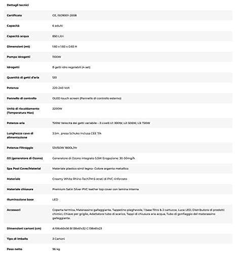 - MSpa Oslo Hot Tub | Wi-Fi Control | LED Lighting | Hydrotherapy Jets | Cover Included -