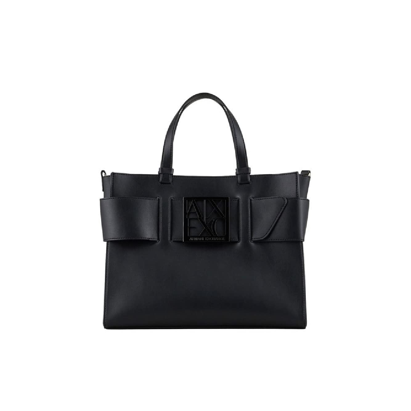Armani Exchange Shoulder-handbags Women’s Tote, Black, TU