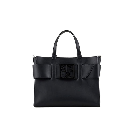Armani Exchange Shoulder-handbags Women’s Tote, Black, TU