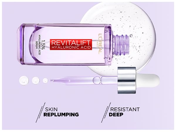 - L'Oreal Paris Revitalift Filler | Pure Concentrated Hyaluronic Acid Dropper Serum | 30ml -