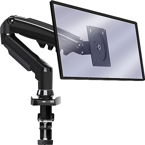 - Invision PC Monitor Arm Ergonomic Height Adjustable Gas Assisted Full Motion | Single Arm Desktop Clamp Mount for 17–27” Screens with Tilt Swivel Extend | VESA 75mm/100mm Weight 2kg-6.5kg (MX150) -