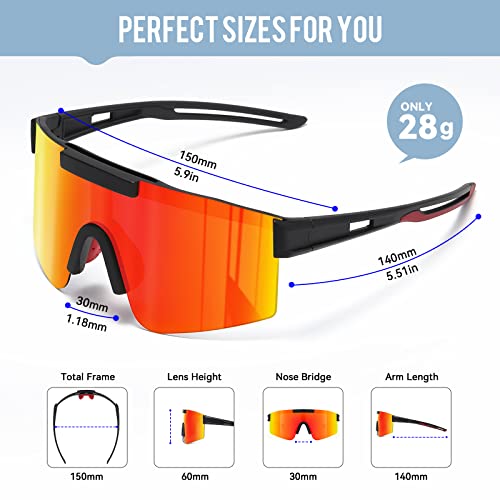 - Konqkin Cycling Glasses | Sports Sunglasses -
