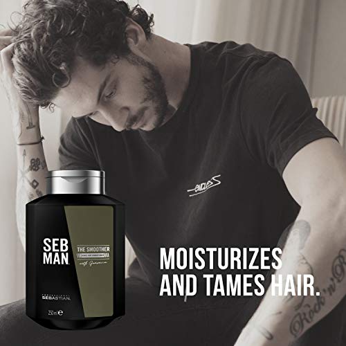 - SebMan The Smoother | Conditioner Man Hydrated | Manageable Hair | 250 ml -
