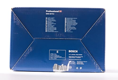 Bosch Professional 18V System Cordless Planer GHO 18V-LI (no-Load Speed 14,000 min-1, max. chip Thickness 1.6 mm, Without Rechargeable Batteries and Charger, in Cardboard Box)