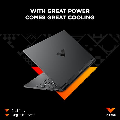 - HP Victus 15" Gaming Laptop, Intel Core i7-12650H | 16 GB RAM | 512 GB SSD | NVIDIA GeForce RTX 4050 Graphics | FHD Display | 144Hz -