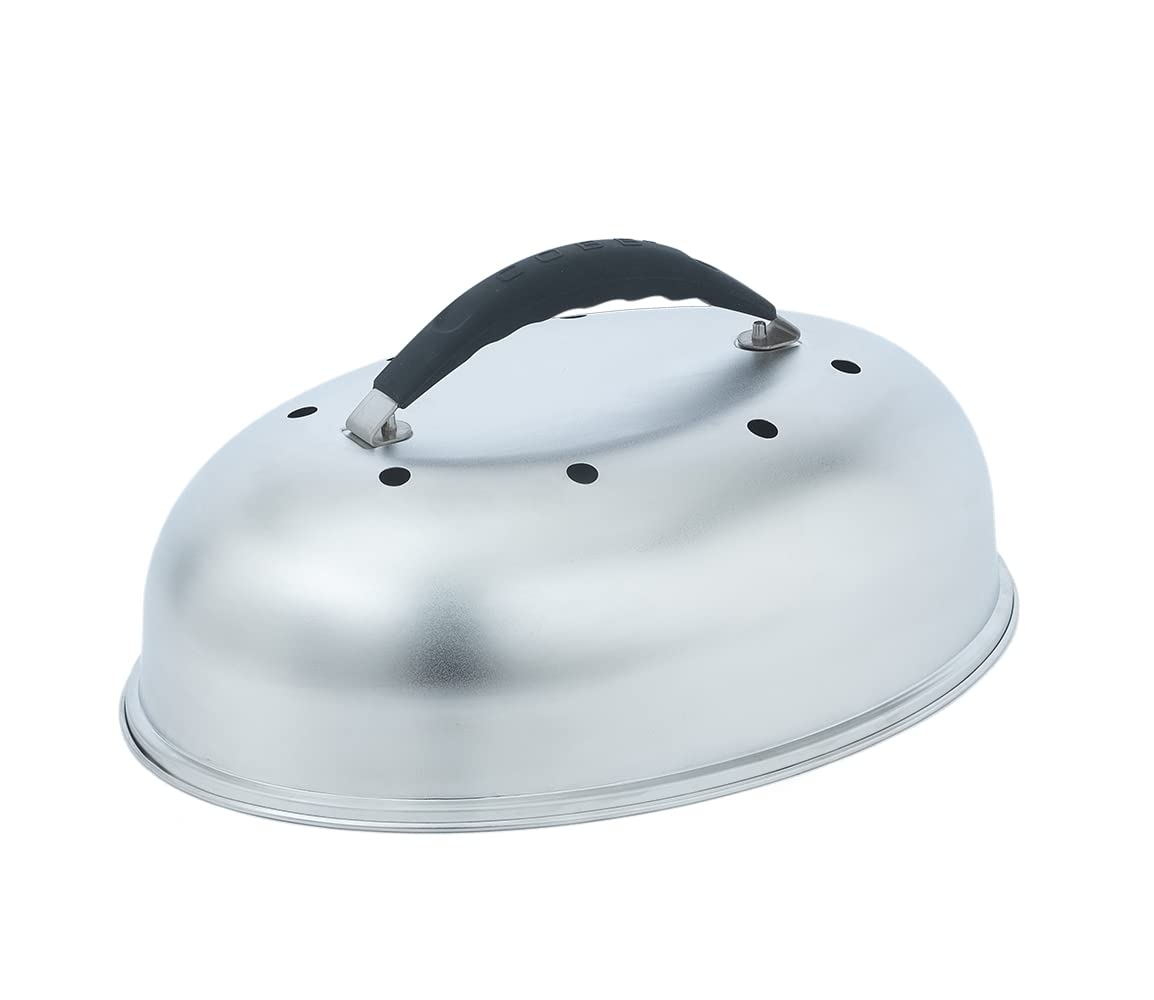 COBB Supreme Deluxe 2.0 Charcoal Grill (Grill Dimensions 50 x 36 cm, Includes Lid + Grill Plate, Large Grill, for 12 People, Table Grill, Compact Grill, for BBQ/Camping) 600-1