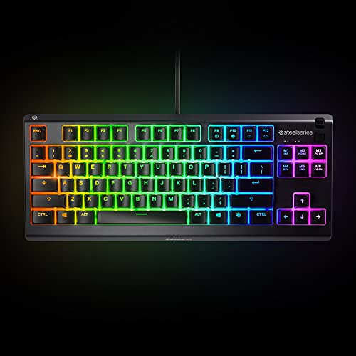 - SteelSeries Apex 3 TKL | RGB Gaming Keyboard | Tenkeyless Compact Esports Form -