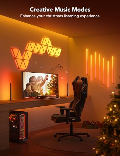 - Govee Glide RGBIC Smart Wall Light | Music Sync LED Gaming Light-