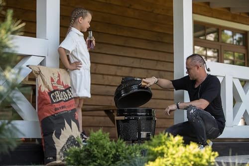 - KAMADO BONO Ceramic BBQ Grill | 15" Minimo | Kamado BBQ Charcoal Grill -